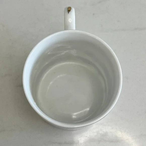 Vintage Demitasse Espresso Tea Cup Saucer Floral Rose Gold Trim Cottagecore - Picture 11 of 12